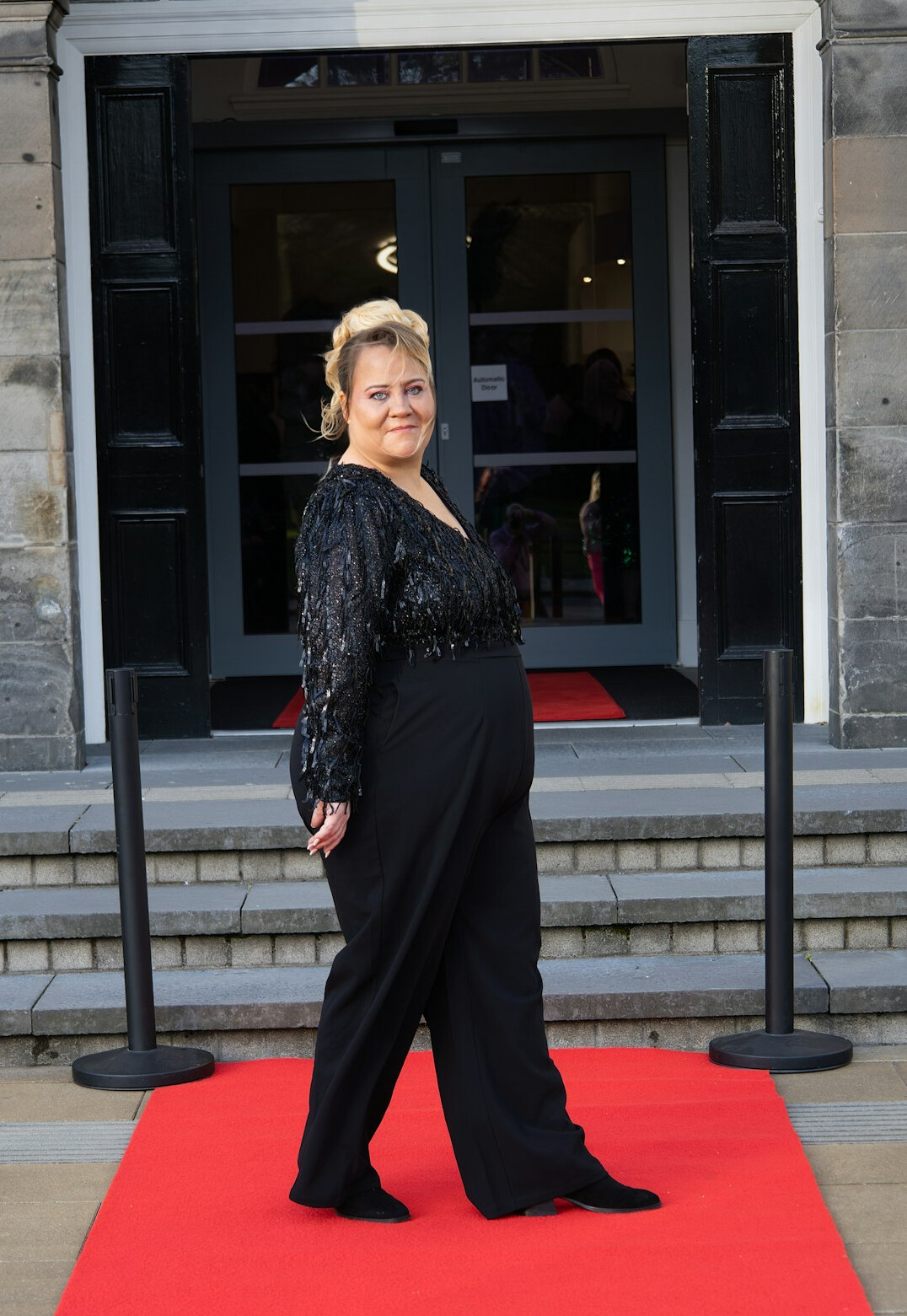 celebrity on red carpet